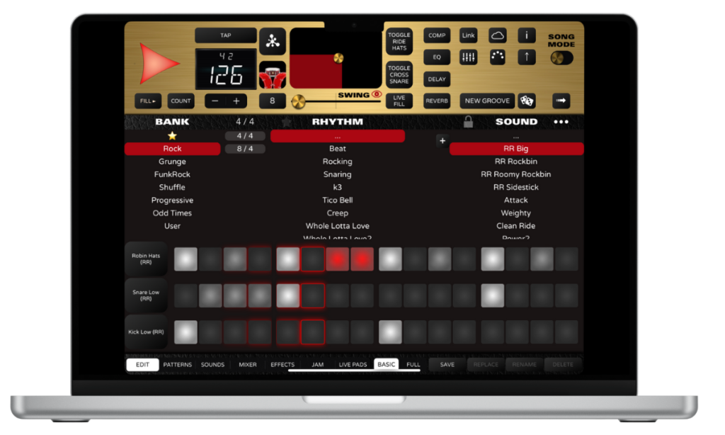 rock drummer app